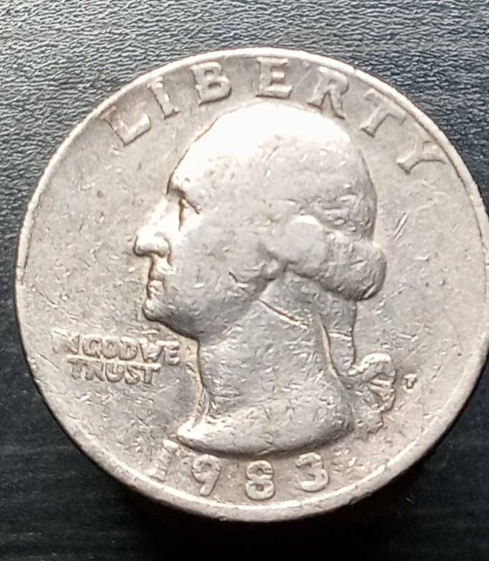 Circulated-1983-P-Quarter-Reverse-Error-?